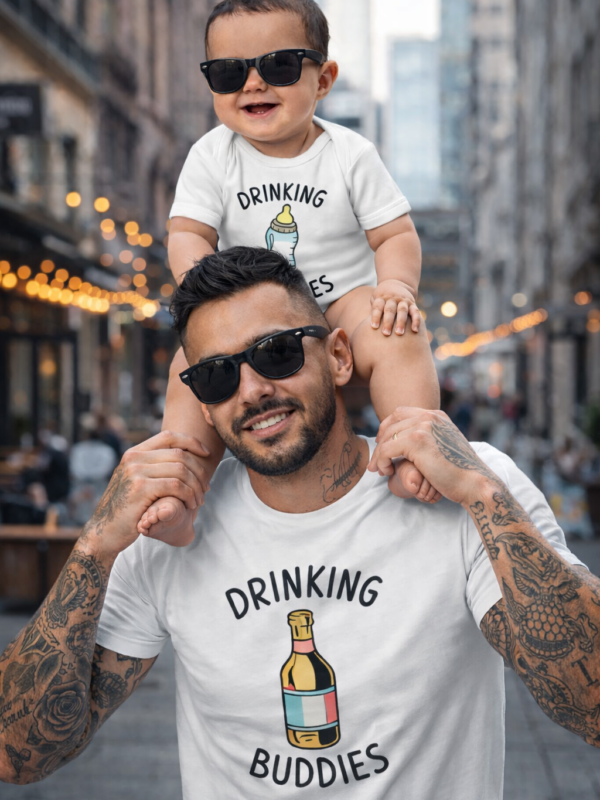 Drinking Buddies Dad & Baby Set