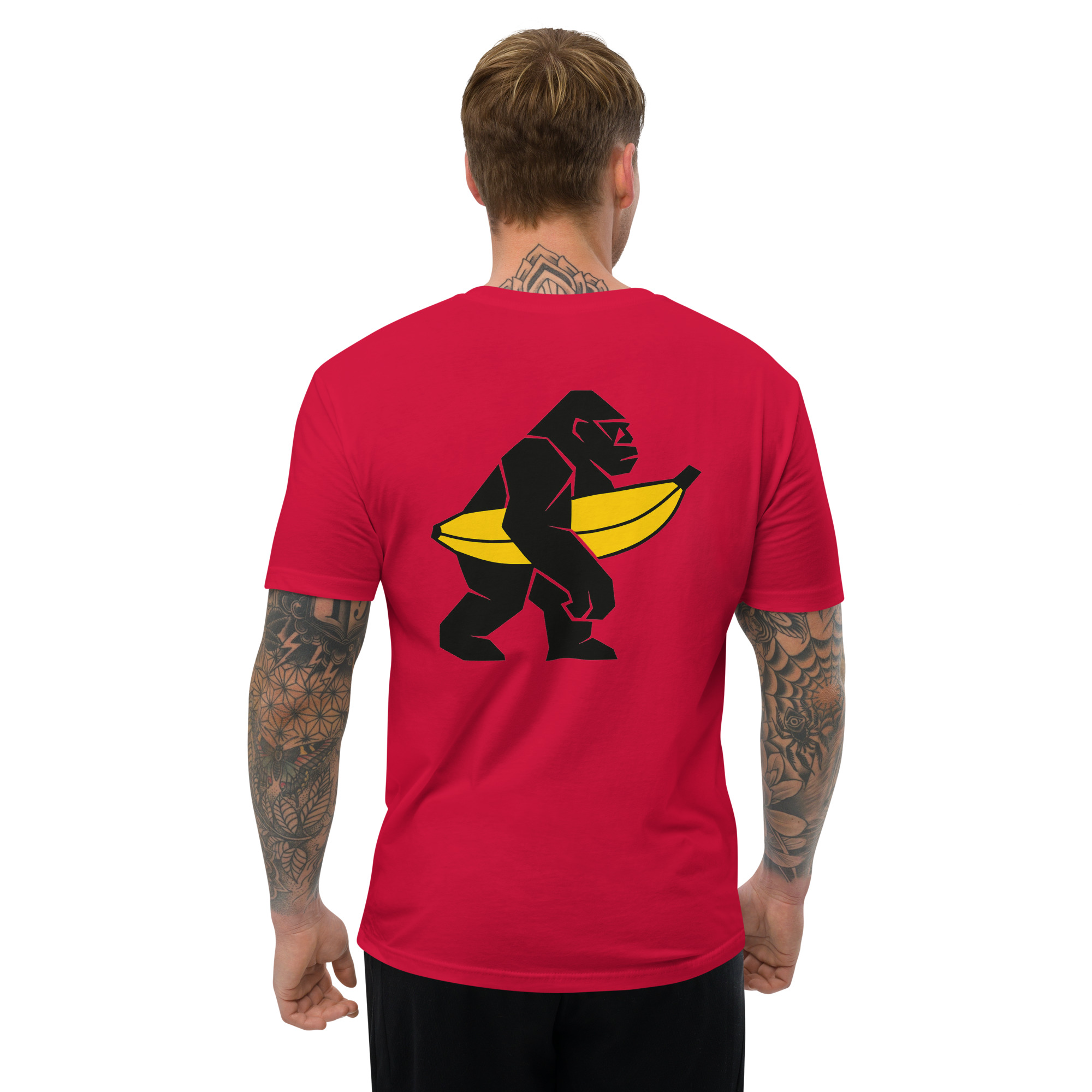 Japanese "Gorira" Embroided Front - Squared Gorilla BackPrint | MEN Short Sleeve T-shirt - Image 36